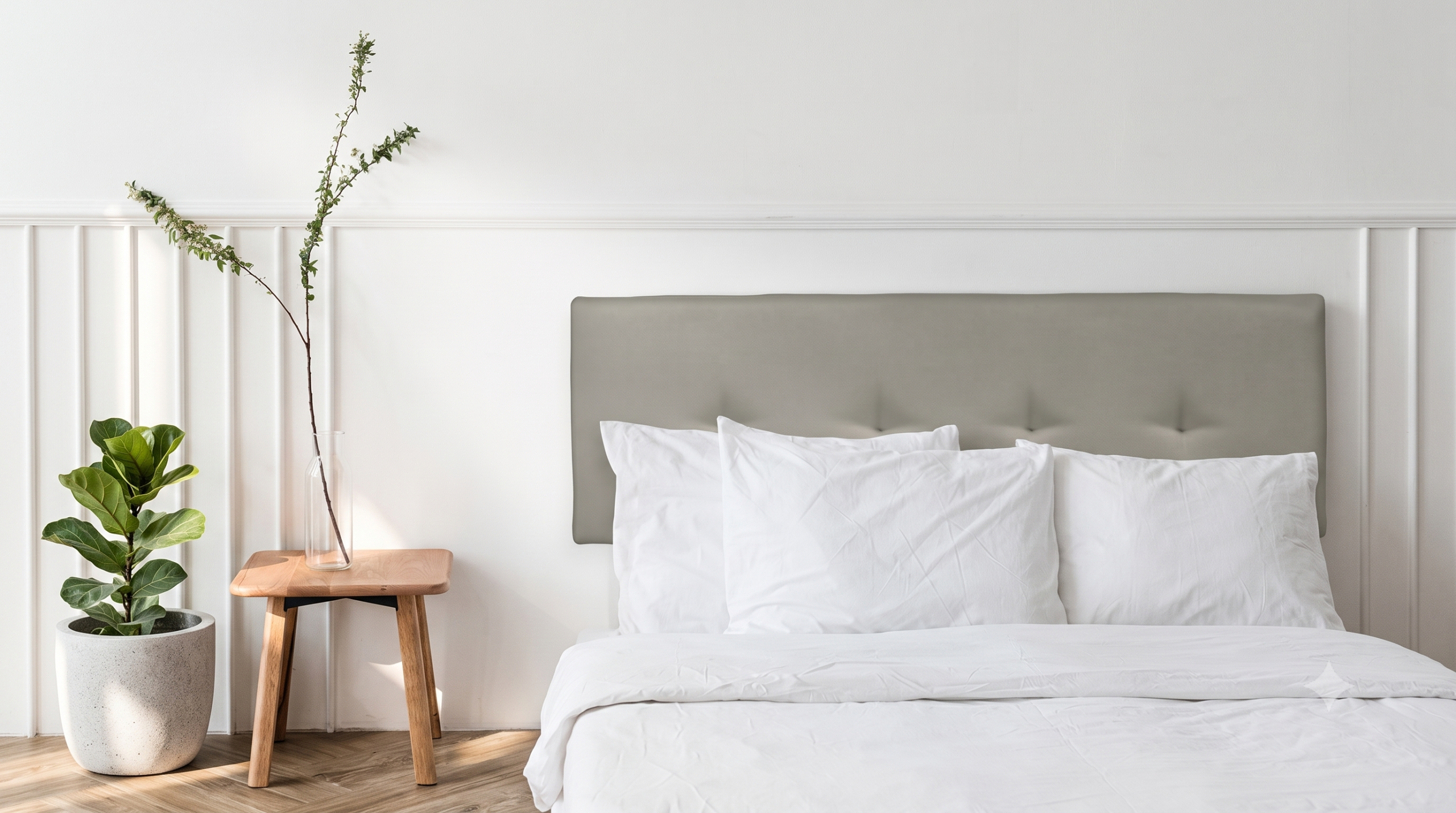 cama sin cabecero scaled Camas sin cabecero: cuándo elegirlas y cómo acertar con la mejor combinación